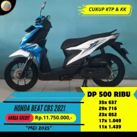 JUAL CEPAT HONDA BEAT CBS 2021 CASH KREDIT SEKEN BERGARANSI GRESS