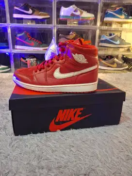 AIR JORDAN RETRON 1 HIGH GYM RED EURO EXCLUSIVE 2014 VVNDS SIZE 44