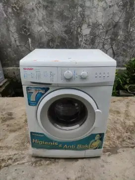 Mesin cuci front loading merk SHARP