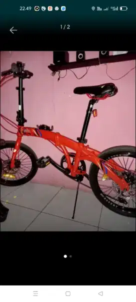 Jual sepeda lipat merek wimclee poket roket