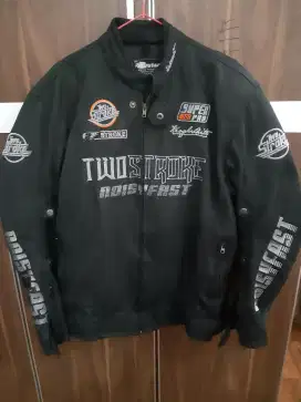 jaket turing berbahan mess uk XL