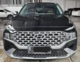 Baru 43rb Hyundai Santa Fe 2.2 Signature A/T ( Matic ) 2021 Putih Gres