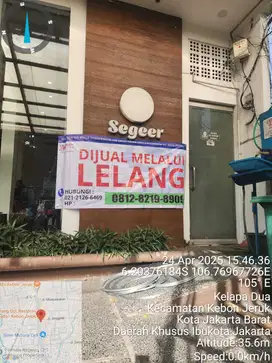 Dilelang rumah  jl. Raya panjang Arteri Kelapa Dua no. 1, Kebon Jeruk