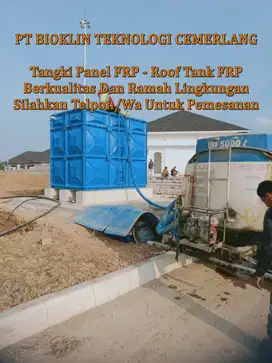 Tangki Panel -Tangki Air Fiberglass-Roof Tank Tangki Air Kotak -Toren