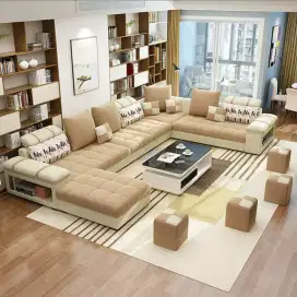 Sofa Minimalis Ruang Tamu Letter U