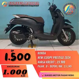 HONDA SCOOPY PRESTIGE TAHUN 2018 SIAP PAKAI, BERGARANSI, GRATIS SERVIS