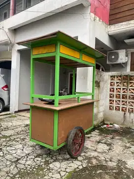 gerobak kayu jati
