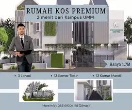 Rukos 3 lantai hanya 2 menit dari kampus UMM