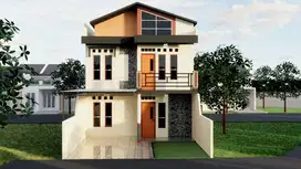 Rumah 2 lantai harga santai, skema syariah tanpa BI checking