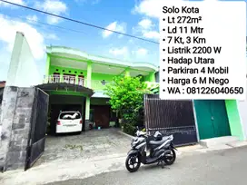 Jual Rumah Area Solo Kota Dekat Paragon Mall, Solo Grand Mall