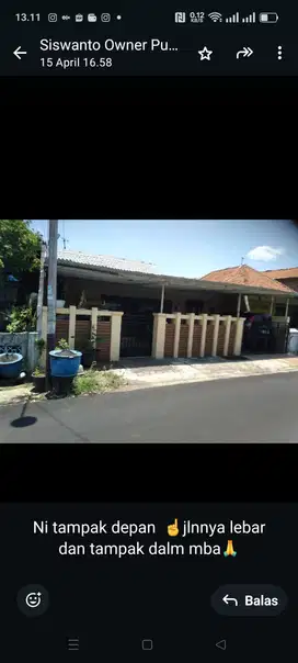 Dijual Rumah Di Puspanjolo Luas 179m2