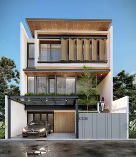 Dijual Rumah Brand New Murah Harga Terjangkau 3 Lantai sudah SHM
