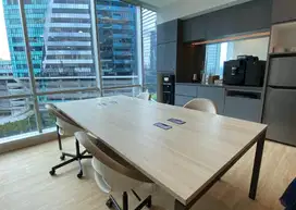 Sewa Kantor Furnished untuk 4 Pax di Menara Caraka Mega Kuningan