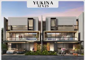 FOR SALE RUMAH OKINAWA PIK2 YUKINA UK12X25 3LT POOL + LIFT + LAKE VIEW