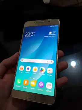 Samsung Note 5 Gold Normal Semua Gress