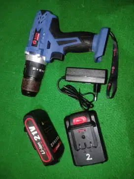Bor Listrik Batre chuck 13 mm set