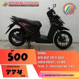 HONDA BEAT CBS FI TAHUN 2024 GRATIS KIRIM SEJABODETABEK, BERGARANSI
