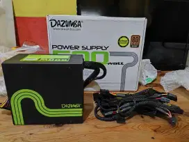 PSU Dazumba Semi Modular 500W 80+ Bronze Fullset
