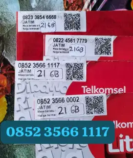NOMOR CANTIK ADA KUOTA 21 GB BERLAKU SATU BULAN.