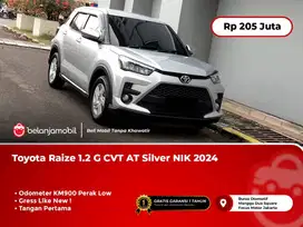 [ KM 900 PERAK ] Toyota Raize 1.2 G CVT AT Silver NIK 2024/2025