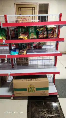 Rak gondol untuk mini market second