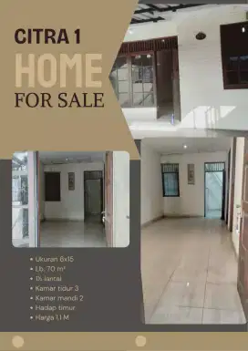Dijual cepat BU rumah citra 1