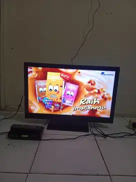 Jual aje tv led polytron 24 inchi normal lengkap