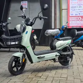 Promo obral murah sepeda listrik terbaru m10 bisa kredit tanpa dp