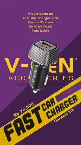 V-GeN VCC2-22 Car Charger