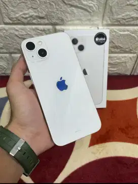 iPhone 13 128gb Resmi SA/A. Fullset. Hb100%. Garansi panjang