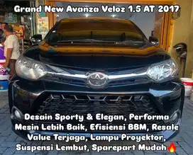 (TDP 16 JUTA!) Toyota Grand New Avanza 1.5 Veloz Automatic Hitam 2017