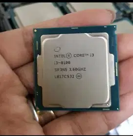 Processor cpu intel core i3 8100 gen 8 LGA 1151