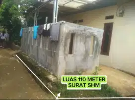 JUAL RUMAH KAMPUNG SIAP HUNI 10 METER KE JALAN MOBIL