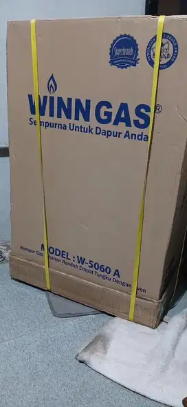 Winn gas kompor Gas free standing 4 tungku + Oven W 5060 A
