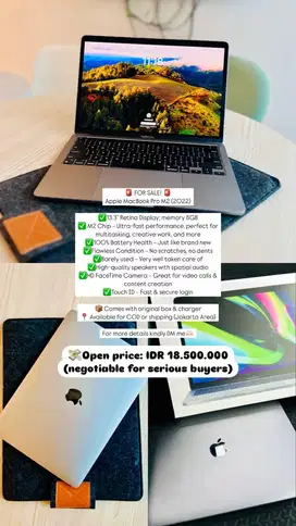 Apple MacBook Pro 2022 M2 8GB/256GB