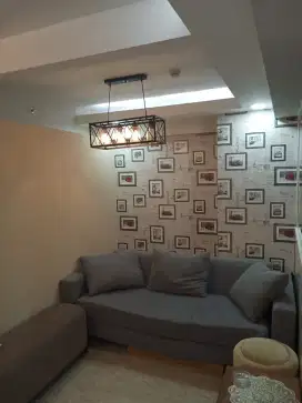 Dijual apartemen Bassura 2br modif jadi 1br lantai rendah
