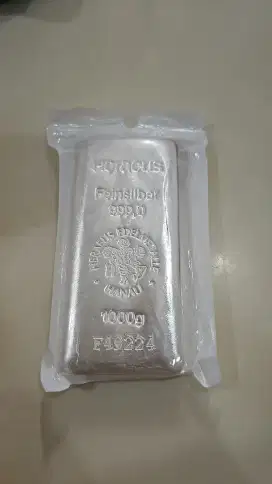 Jual Perak Heraeus 1 kg Sertifikat