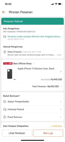 Apple iphone 11 Silicone Case,Black iBox