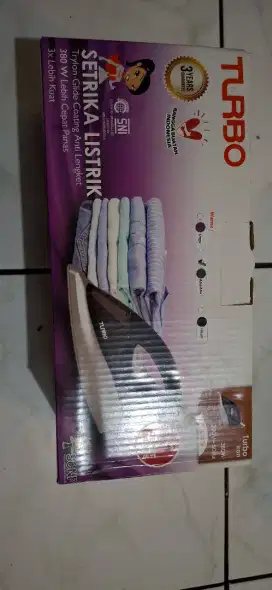 setrika baru gak jadi pakai, merk turbo jadi kenceng dan ngebut