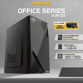 PC GAMING RYZEN 7 5700X RAM 8GB SSD+HDD VGA GTX 1050 TI 4GB