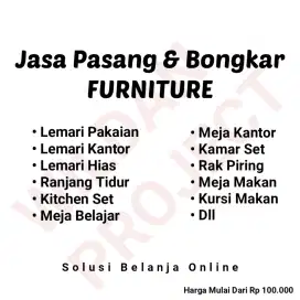 LEMARI BONGKAR PASANG