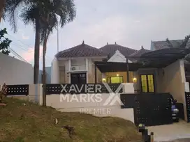 c075 Rumah Mewah American Scandinavian di Villa Puncak Tidar
