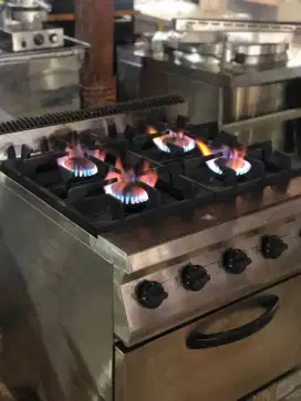 Stove 4 burner with oven GETRA medium pressure Uk 70x70x84