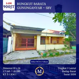Rumah Rungkut Barata Turun Harga Hitung Tanah Langka dkt Tol Juanda