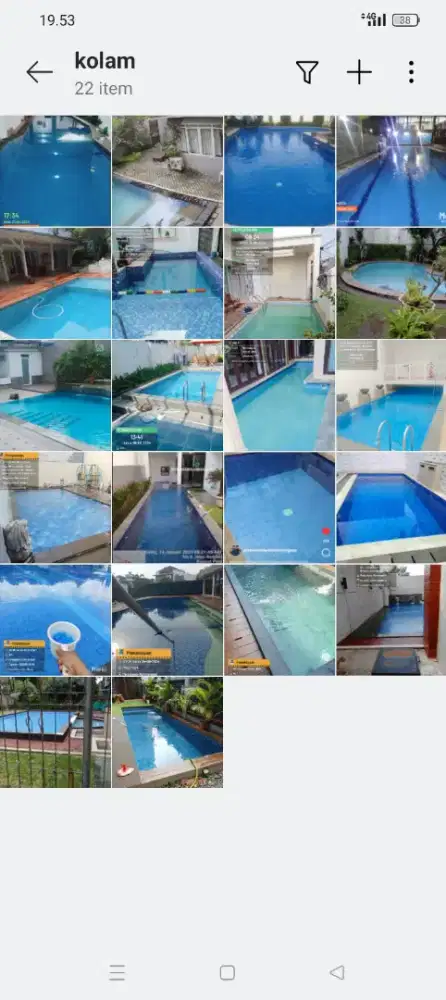 Jasa perawatan kolam renang