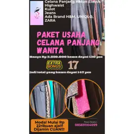 Paket Usaha Cuan Celana Panjang Wanita Kualitas Yahud