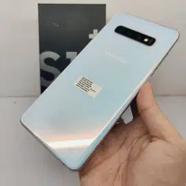 EX SEIN Samsung Galaxy S10+ 8/128 FULLSET PRISM WHITE SIAP PAKAI