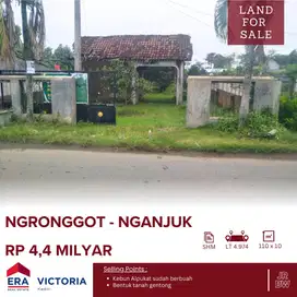 Dijual Tanah Kebun Alpukat dan Jeruk Sudah berbuah di Ngronggot nganju