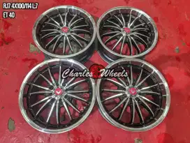 Jual velg mobil r17 4x100 4x114,3 raize rocky avanza livina dll