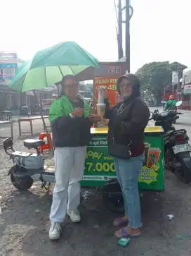 Jualan kopi keliling kekinian